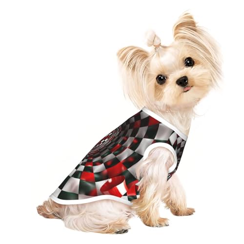 Quadratische Hundekleidung, Hunde-T-Shirt für kleine Hunde, Mädchen, Jungen. Haustier-Pullover, Katzenkleidung, geeignet für kleine Haustiere von HMBGFW
