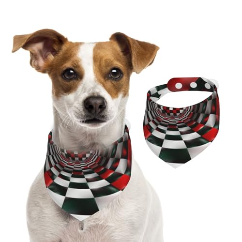 Quadratisches Hundehalstuch, Motiv: Puzzle, waschbar, für kleine bis große Haustiere, Schal für Mädchen oder Jungen, Haustierzubehör Quadratisches Hundehalstuch, Motiv: Puzzle, waschbar, für kleine bis große Haustiere, Schal für Mädchen oder Jungen, Haustierzubehör von HMBGFW