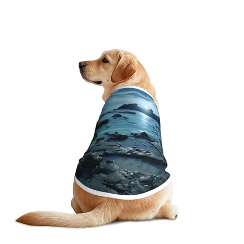 Reefs by The Sea Haustier-T-Shirts für Hunde, Hundekleidung für große und mittelgroße Hunde, bequeme Hunde-Shirts, perfekt für den täglichen Gebrauch von HMBGFW