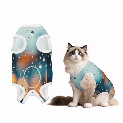 Regenerationsanzug für Hunde und Katzen nach Operationen, Haustier-Genesungs-Shirt, Einteiler für Haustiere, Chirurgie von HMBGFW