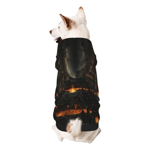 Schöner Country-Hunde-Kapuzenpullover – weiche und atmungsaktive Haustierkleidung für kleine bis große Hunde, stilvolle und bequeme Hundekleidung von HMBGFW
