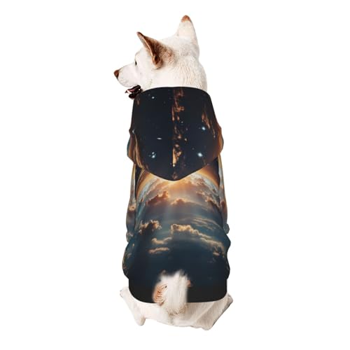 Sky in The Sun Hunde-Kapuzenpullover, weiche und atmungsaktive Haustierkleidung für kleine bis große Hunde, stilvolle und bequeme Hundekleidung von HMBGFW