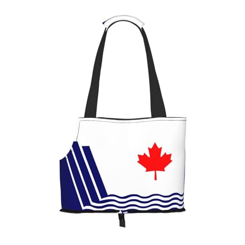 The Flag of Scarborough Hunde-Geldbörse, Haustier-Tragetasche, Tasche für kleine Hunde, Katzen, Welpen von HMBGFW
