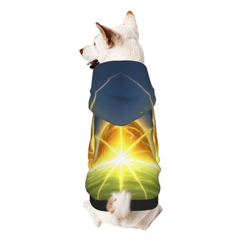 The Hot Sun Hunde-Kapuzenpullover, weiche und atmungsaktive Haustierkleidung für kleine bis große Hunde, stilvolle und bequeme Hundekleidung von HMBGFW