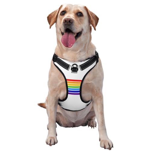 The Jüdische Flagge Hundegeschirr für kleine, mittelgroße und große Hunde, reflektierende Riemen, verstellbare Passform mit Schnellverschluss-Schnallen The Jüdische Flagge Hundegeschirr für kleine, mittelgroße und große Hunde, reflektierende Riemen, verstellbare Passform mit Schnellverschluss-Schnallen von HMBGFW