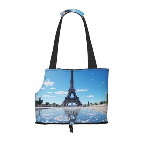 The Majestic Eiffelturm Hunde-Geldbörse, Haustier-Tragetasche, Tasche für kleine Hunde, Katzen, Welpen The Majestic Eiffelturm Hunde-Geldbörse, Haustier-Tragetasche, Tasche für kleine Hunde, Katzen, Welpen von HMBGFW