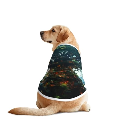 The World Tree Haustier-T-Shirts für Hunde - Hundekleidung für große und mittelgroße Hunde, bequeme Hunde-Shirts, perfekt für den täglichen Gebrauch The World Tree Haustier-T-Shirts für Hunde - Hundekleidung für große und mittelgroße Hunde, bequeme Hunde-Shirts, perfekt für den täglichen Gebrauch von HMBGFW