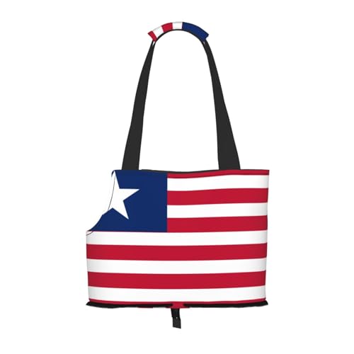 Tragetasche für Hunde, Liberianische Flagge, Haustier-Tragetasche, Tasche für kleine Hunde, Katzen, Welpen Tragetasche für Hunde, Liberianische Flagge, Haustier-Tragetasche, Tasche für kleine Hunde, Katzen, Welpen von HMBGFW