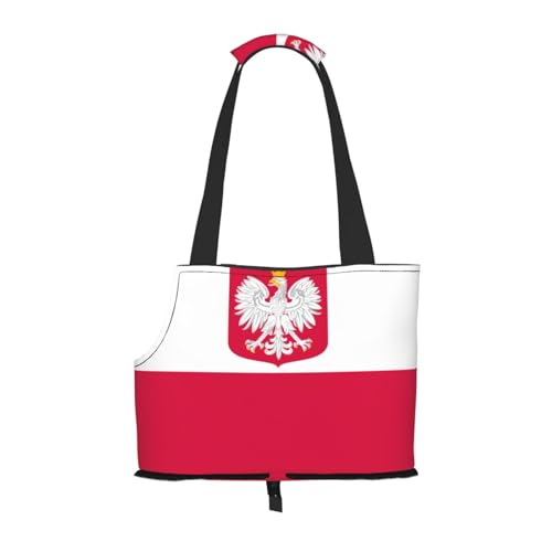 Tragetasche für Hunde, Motiv: Flagge Polens, Haustier-Tragetasche, Tasche für kleine Hunde, Katzen, Welpen Tragetasche für Hunde, Motiv: Flagge Polens, Haustier-Tragetasche, Tasche für kleine Hunde, Katzen, Welpen von HMBGFW