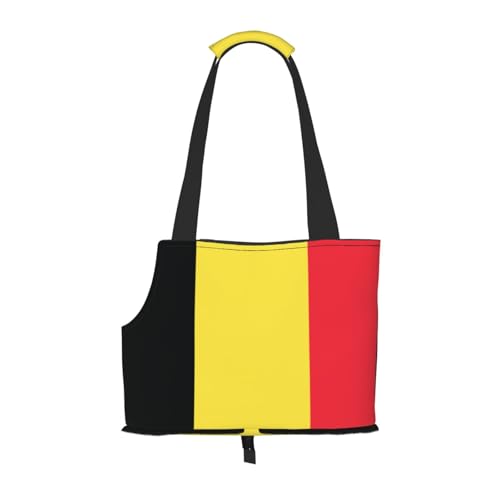 Tragetasche für Hunde, Motiv: Flagge von Belgien, für kleine Hunde, Katzen, Welpen Tragetasche für Hunde, Motiv: Flagge von Belgien, für kleine Hunde, Katzen, Welpen von HMBGFW