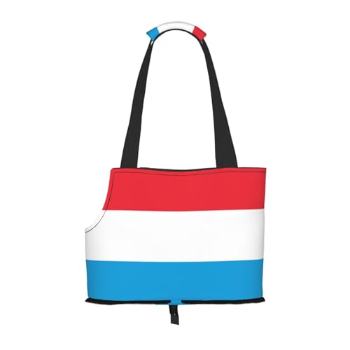 Tragetasche für Hunde, Motiv: Flagge von Luxemburg, Haustier-Tragetasche, Tasche für kleine Hunde, Katzen, Welpen Tragetasche für Hunde, Motiv: Flagge von Luxemburg, Haustier-Tragetasche, Tasche für kleine Hunde, Katzen, Welpen von HMBGFW