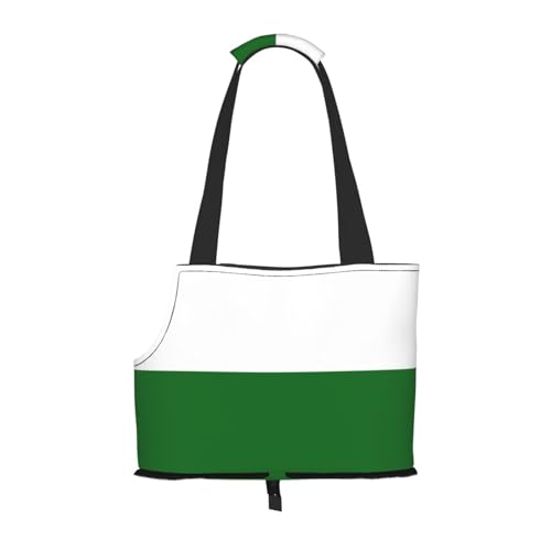 Tragetasche für Hunde, Motiv: Flagge von Sachsen, für kleine Hunde, Katzen, Welpen Tragetasche für Hunde, Motiv: Flagge von Sachsen, für kleine Hunde, Katzen, Welpen von HMBGFW