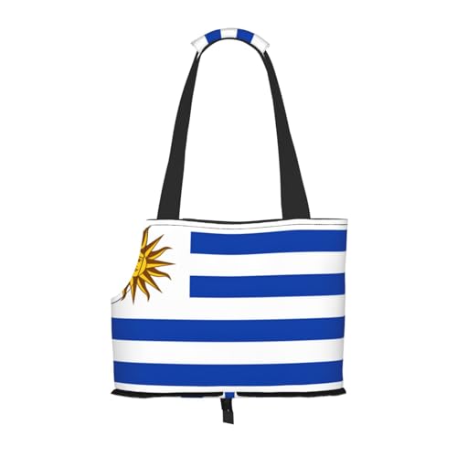 Tragetasche für Hunde, Motiv: Flagge von Uruguay, Haustier-Tragetasche, Tasche für kleine Hunde, Katzen, Welpen von HMBGFW