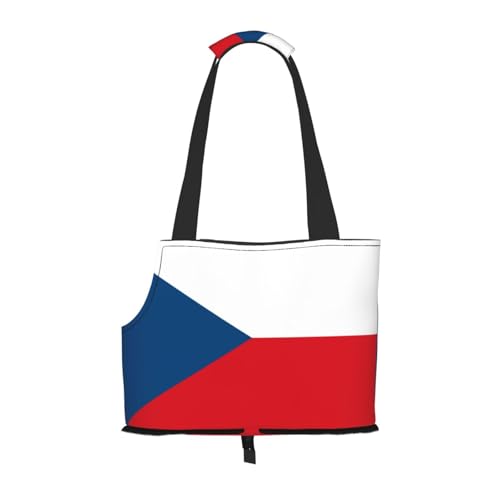 Tragetasche für Hunde mit tschechischer Flagge, Haustier-Tragetasche, Tasche für kleine Hunde, Katzen, Welpen Tragetasche für Hunde mit tschechischer Flagge, Haustier-Tragetasche, Tasche für kleine Hunde, Katzen, Welpen von HMBGFW