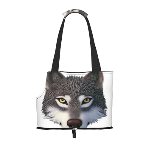 Wolf's Head Hunde-Geldbörse, Haustier-Tragetasche, Tasche für kleine Hunde, Katzen, Welpen Wolf's Head Hunde-Geldbörse, Haustier-Tragetasche, Tasche für kleine Hunde, Katzen, Welpen von HMBGFW