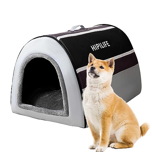 Cat House for Outdoor Winterproof, Cat Cave Outdoor for Cats, Dog Houses Pet House Waterproof Weatherproof Foldable Animal Shelter for Small Pet Indoor von HMLTD