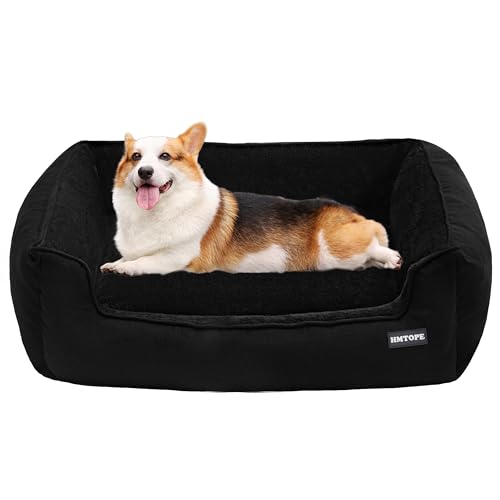 HMTOPE Hundebett, Hundesofa, Hundekissen, Hundekörbchen Abnehmbar und waschbar, Schwarz, 90 x 75 x 25 cm HMTOPE Hundebett, Hundesofa, Hundekissen, Hundekörbchen Abnehmbar und waschbar, Schwarz, 90 x 75 x 25 cm von HMTOPE