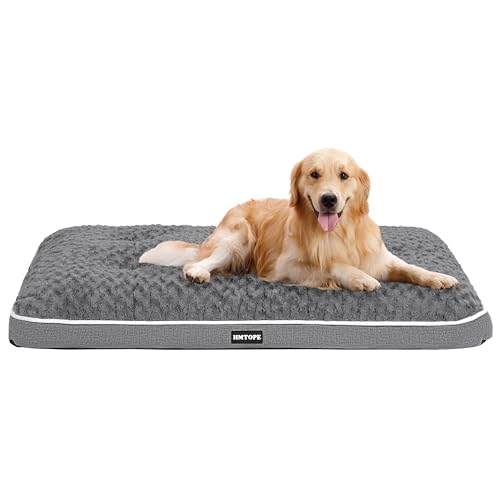 HMTOPE Orthopädisches Hundebett, Hundematte im Doppelstock-Design, Waschbar Hundekissen, Abnehmbar Hundekorb, 105 cm für Mittelgroße Hunde, Mittelgrau HMTOPE Orthopädisches Hundebett, Hundematte im Doppelstock-Design, Waschbar Hundekissen, Abnehmbar Hundekorb, 105 cm für Mittelgroße Hunde, Mittelgrau von HMTOPE