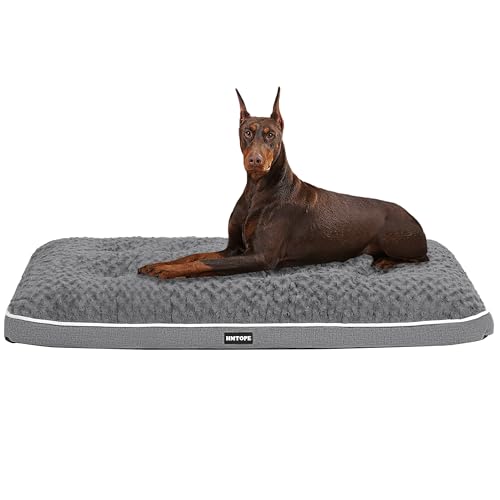 HMTOPE Orthopädisches Hundebett, Hundematte im Doppelstock-Design, Waschbar Hundekissen, Abnehmbar Hundekorb, 120 cm für Große Hunde, Mittelgrau HMTOPE Orthopädisches Hundebett, Hundematte im Doppelstock-Design, Waschbar Hundekissen, Abnehmbar Hundekorb, 120 cm für Große Hunde, Mittelgrau von HMTOPE