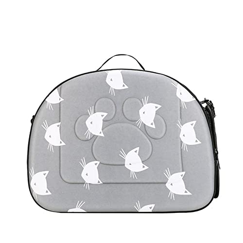 HNDB Haustiertragetasche, Haustierhandtasche, Umhängetasche mit weichen Seiten, tragbare Reisetragetasche, von Fluggesellschaften zugelassene tragbare Haustiertasche (Grey) von HNDB
