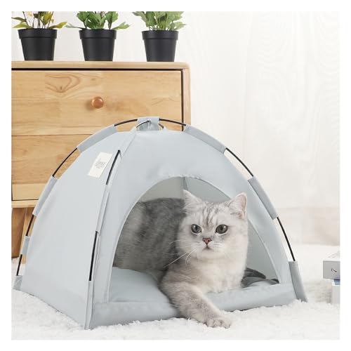 Tipi Zelt für Haustiere Haustier-Zeltbett, Katzenhausbedarf, Produkte, Zubehör, Möbel, Betten, Kätzchenzelte (Color : B, Size : M) von HNEJA