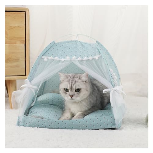 Tipi Zelt für Haustiere Haustier-Zeltbett, Katzenhausbedarf, Produkte, Zubehör, Möbel, Betten, Kätzchenzelte (Color : H, Size : L) von HNEJA