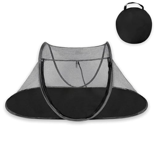 Tipi Zelt für Haustiere Tragbare Falten Haustier Zelt Hund Haus Katzen Kaninchen Käfig for Katze Zelt Welpen Zwinger Zaun Im Freien Große Hunde Haus Gehäuse (Color : Grey) von HNEJA