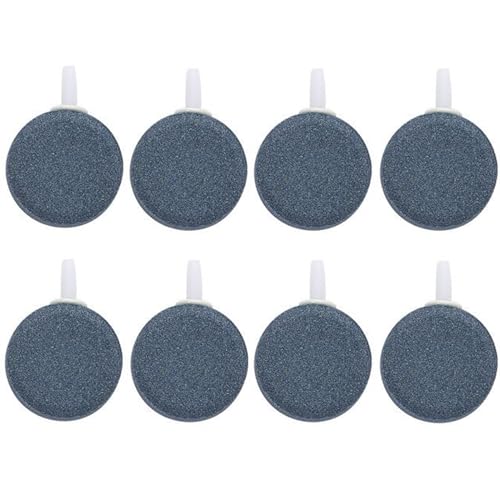 Luftsteine für Aquarien, Luftsteine für Aquarien, Luftstein, Luftsteine für Aquarien, 4 cm Blasen-Diffusorscheibe, Luftstein-Ball-Blasen-Diffusor, für Luftpumpen, Aquarien, Eimer, 8 Stück Luftsteine für Aquarien, Luftsteine für Aquarien, Luftstein, Luftsteine für Aquarien, 4 cm Blasen-Diffusorscheibe, Luftstein-Ball-Blasen-Diffusor, für Luftpumpen, Aquarien, Eimer, 8 Stück von HNFKOZ