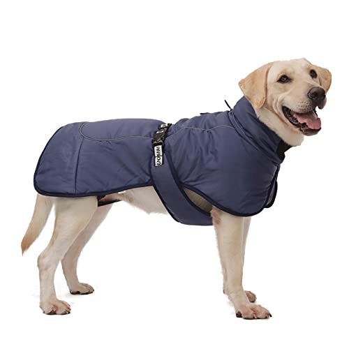 HNFYSMQL Große Hundekleidung Warme Hundejacke Verstellbarer Hundemantel Heimtierbedarf (Color : D, Size : 2XL) von HNFYSMQL
