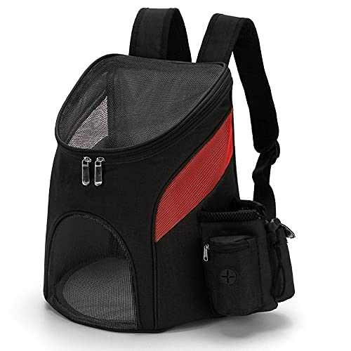 Rucksack Für Haustiere, Hunderucksack Outdoor-Hund atmungsaktive Tasche Mesh-Hund Tragbare Rucksack Große Kapazität Katze Tragetasche Tragbare Reise Haustierenträger ( Color : Black Red , Size : L ) Rucksack Für Haustiere, Hunderucksack Outdoor-Hund atmungsaktive Tasche Mesh-Hund Tragbare Rucksack Große Kapazität Katze Tragetasche Tragbare Reise Haustierenträger ( Color : Black Red , Size : L ) von HNTKSM