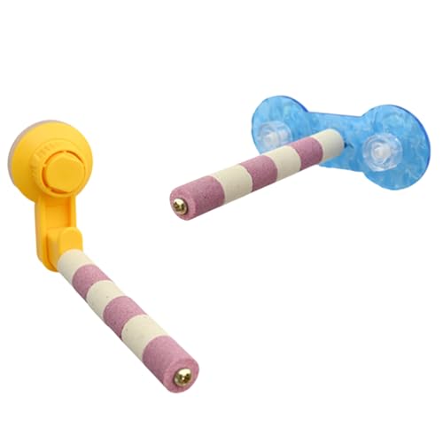 2LOTS Bird Stand Saches Schwung Spielzeugsaugung Tasse Vogel Spielzeug Neue Papageien Vogelkäfig Für Papageien Und Kleine Vögel von HNsdsvcd