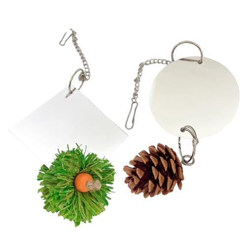 HNsdsvcd Doppelte Reflektierende Papageienspiel Spielzeug Sicheres Hängen Kaut Spielzeug Für Haustier Vogelkäfigzubehör Vogelplatte Playsets HNsdsvcd Doppelte Reflektierende Papageienspiel Spielzeug Sicheres Hängen Kaut Spielzeug Für Haustier Vogelkäfigzubehör Vogelplatte Playsets von HNsdsvcd
