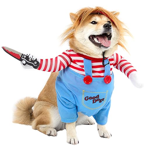 Halloween Kostüme für Hunde, Lustiges Haustierkostüm, Lustiges Haustier Outfit Kleidung für Halloween Party Hundekleidung Outfit für Katze und Hunde Halloween Kostüme für Hunde, Lustiges Haustierkostüm, Lustiges Haustier Outfit Kleidung für Halloween Party Hundekleidung Outfit für Katze und Hunde von HO-SFSM