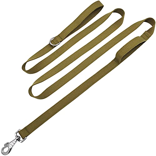 Hoanan 2,4 m Lange Hundeleine mit doppeltem Griff, robuste Taktische Hundeleine, Dickes Nylon, Trainingsleine mit 2 Verkehrskontrollgriffen für mittelgroße und große Rassen, Kojotenbraun Hoanan 2,4 m Lange Hundeleine mit doppeltem Griff, robuste Taktische Hundeleine, Dickes Nylon, Trainingsleine mit 2 Verkehrskontrollgriffen für mittelgroße und große Rassen, Kojotenbraun von HOANAN
