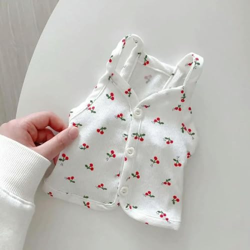 2PCS Sommer Hund Kleid Kirsche Strap Nette Schnalle Welpen Zwei Beinen Kleidung Katze Haustier Kleidung 2PCS Sommer Hund Kleid Kirsche Strap Nette Schnalle Welpen Zwei Beinen Kleidung Katze Haustier Kleidung von HOCEDO