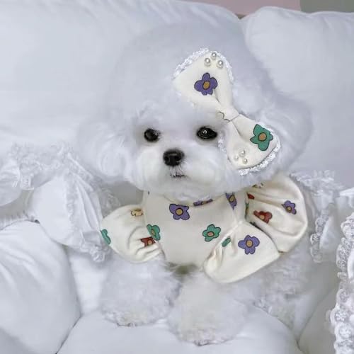 HOCEDO Florales Haustier-Hundekleid, Sommer-Welpen-Prinzessin-Rock, Katzen-Hochzeitskleid, süße weiche Haustier-Kätzchen-Kleidung, Hundekleidung HOCEDO Florales Haustier-Hundekleid, Sommer-Welpen-Prinzessin-Rock, Katzen-Hochzeitskleid, süße weiche Haustier-Kätzchen-Kleidung, Hundekleidung von HOCEDO