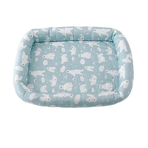 HOCEDO Sommer Hundebett EIS Seide Kühle Haustier Zwinger Matratze Weiche Katze Welpen Sofa Kissen Quadratisch Gedruckt Hund Kühlung Schlafen Betten Nest HOCEDO Sommer Hundebett EIS Seide Kühle Haustier Zwinger Matratze Weiche Katze Welpen Sofa Kissen Quadratisch Gedruckt Hund Kühlung Schlafen Betten Nest von HOCEDO