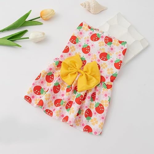 Hunde-Prinzessin-Kleid, Bedruckt, Sommer, mit Schleife, Knopf, süß, niedlich, Welpe, Katze, Rock, dünn, Haustiere, Hochzeit, Party, Kleidung Hunde-Prinzessin-Kleid, Bedruckt, Sommer, mit Schleife, Knopf, süß, niedlich, Welpe, Katze, Rock, dünn, Haustiere, Hochzeit, Party, Kleidung von HOCEDO