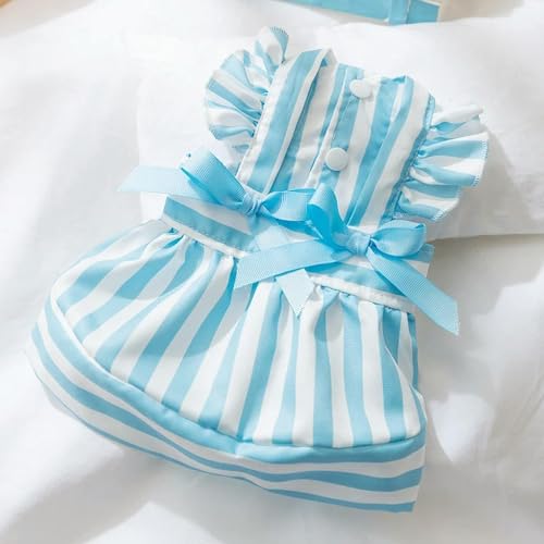 Sommer Haustier Prinzessin Hundekleidung Hundekleid Süße Schleife Welpenrock Hosenträger Hund Gestreiftes Kleid Haustierbekleidung Hundekostüme Sommer Haustier Prinzessin Hundekleidung Hundekleid Süße Schleife Welpenrock Hosenträger Hund Gestreiftes Kleid Haustierbekleidung Hundekostüme von HOCEDO