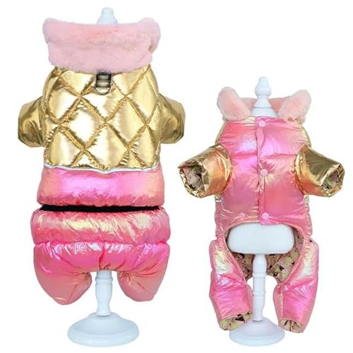 Winter-Hundeoverall, wasserdichte Kleidung, Schneeanzug für Hunde, Dicke warme Haustierkleidung, Daunenjacke, Mantel mit Pelzkragen Winter-Hundeoverall, wasserdichte Kleidung, Schneeanzug für Hunde, Dicke warme Haustierkleidung, Daunenjacke, Mantel mit Pelzkragen von HOCEDO