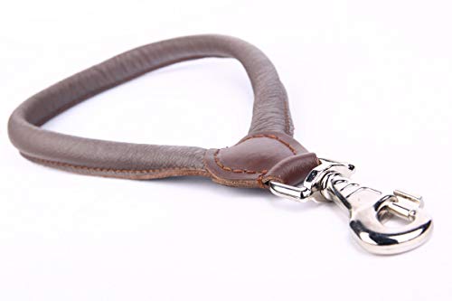 Echt-Leder-Hunde-Kurz-Führer-Leine 508 Hundeleine ø10x30cm lang DAS ORIGINAL in braun Echt-Leder-Hunde-Kurz-Führer-Leine 508 Hundeleine ø10x30cm lang DAS ORIGINAL in braun von HOGACA