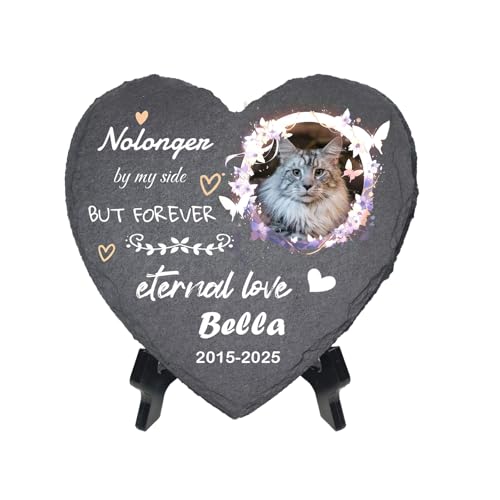 HOJKOUD Personalisiertes Grabzeichen, Hunde- und Katzen-Denkmal, Grabschmuck - Einzigartiges Erinnerungsstück. (Stil 05) von HOJKOUD