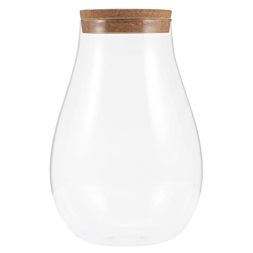 Luftpflanzen-Terrarium-Holzdeckel: Pflanzen-Terrarium-Display-Flasche, Glas-Tischplatte, Luftpflanzen-Pflanzgefäß, Glas-Terrarien, Glühbirne, rund, Luftpflanzen-Globus, DIY-Betta-Flasche, Mikro-Landsc Luftpflanzen-Terrarium-Holzdeckel: Pflanzen-Terrarium-Display-Flasche, Glas-Tischplatte, Luftpflanzen-Pflanzgefäß, Glas-Terrarien, Glühbirne, rund, Luftpflanzen-Globus, DIY-Betta-Flasche, Mikro-Landsc von HOLABONITA
