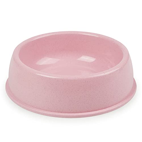 Pet Bowl Pet Dog Food oder Water Feeding Bowl (Color : Rose, Size : M) von HOLABONITA