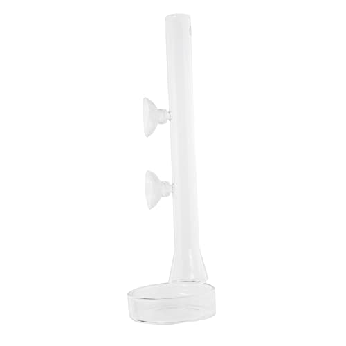 HOLIDYOYO 1 Satz Futterspender Für Aquarien Futterrohr Für Fische Fisch-Garnelen-futterrohr Und Platte Fütterungssonde Für Fischbecken Urlaub Fischfutter Tank Aquarium Klein Glas Transparent von HOLIDYOYO