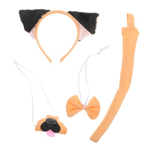HOLIDYOYO 1 Set Tierohr Stirnband Für Welpen Stirnband Cosplay Requisite Dekoratives Stirnband Party Dekorationen Süßes Stirnband Süßes Ohr Stirnband Tierschwanz Cosplay Ohr von HOLIDYOYO