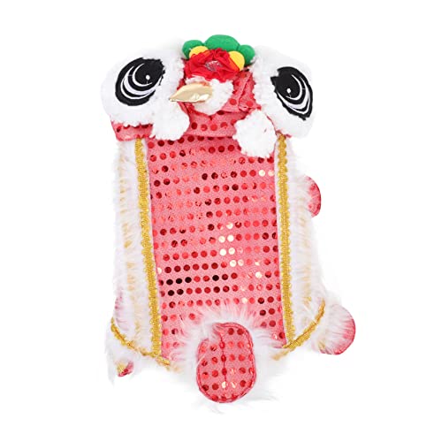 HOLIDYOYO 1 Stück Kleidung für Haustiere Welpen Mäntel Haustierkleidung züchten Katzen Halloween Kostüm REH Dog Costume hundekostüme Hund Neujahrskleidung Welpen festliches Kostüm Polyester von HOLIDYOYO