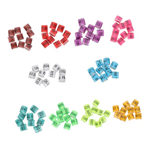 HOLIDYOYO 100 Stück Bunte Aluminium Tauben Beinringe Langlebige Brieftauben Identifikationsringe für Geflügel Professionelle Vogel Fußringe zur Einfachen Markierung und Verwaltung von HOLIDYOYO 100 Stück Bunte Aluminium Tauben Beinringe Langlebige Brieftauben Identifikationsringe für Geflügel Professionelle Vogel Fußringe zur Einfachen Markierung und Verwaltung von von HOLIDYOYO