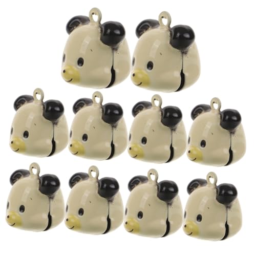 HOLIDYOYO 10Stücke DIY Hundeglocken Anhänger Hundekopf Förmige Glocke Für Leichtes Zubehör Für Für Partys Weihnachten Und Besondere Anlässe von HOLIDYOYO