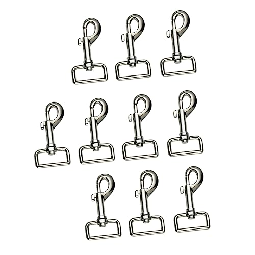 HOLIDYOYO 10Stücke Karabinerhaken für Hundeleinen Drehbare Bolzenschnappclips aus Zinklegierung Stabiler Haustier Leinenverschluss für DIY Projekte und Gepäckzubehör HOLIDYOYO 10Stücke Karabinerhaken für Hundeleinen Drehbare Bolzenschnappclips aus Zinklegierung Stabiler Haustier Leinenverschluss für DIY Projekte und Gepäckzubehör von HOLIDYOYO